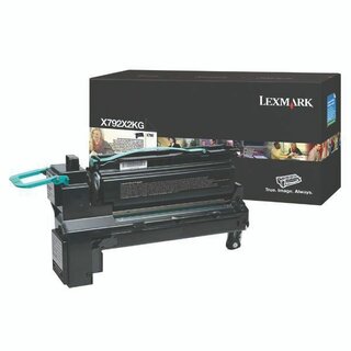 Lexmark X792X2Kg Toner, 20000 Seiten, Schwarz