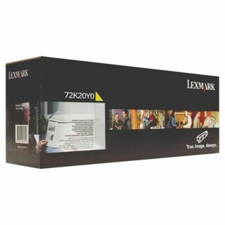 Lexmark 72K20Y0 Toner fr CS 820 De, Gelb