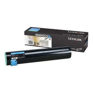 Lexmark Toner X945X2CG, Reichweite: 22.000 Seiten, cyan