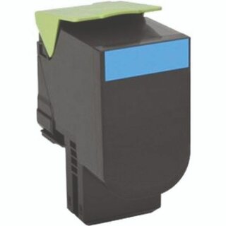 Toner fr CX510 Lexmark, 80C2XC0, cyan
