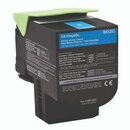 Toner Lexmark 80C20C0, Reichweite: 1.000 Seiten, cyan