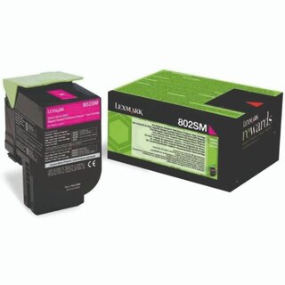 Toner Lexmark 80C2SM0, Reichweite: 2.000 Seiten, magenta