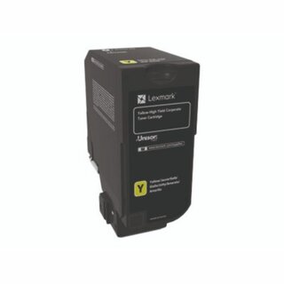 Toner Lexmark 84C2HKE, Reichweite: 16.000 Seiten, gelb