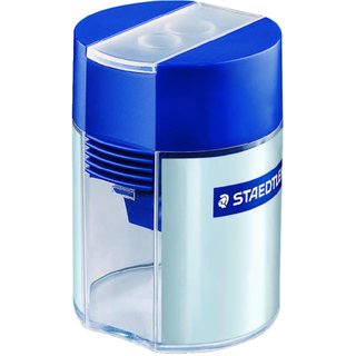 Spitzer, mit Behälter, Kst., 2fach, Stift-Ø: 8,2/10,2mm