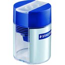 Spitzer, mit Behlter, Kst., 2fach, Stift-: 8,2/10,2mm