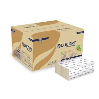 Falthandtuch Lucart 864043, 2-lagig, Maße: 22,5 x 24cm,...