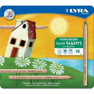 Farbriesen Lyra L3931180, sortiert, 18 Stück