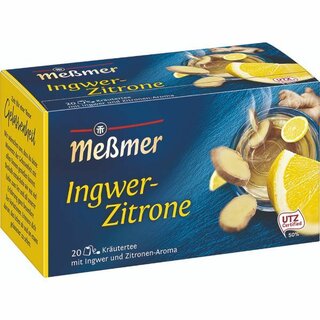 Tee Memer Ingwer-Zitrone, 20 Stck