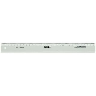 Lineal M+R 1130-0000, aus Plastik, Länge: 30cm