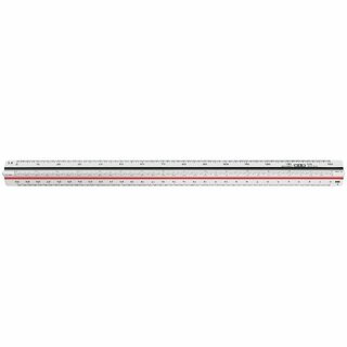 Dreikantmaßstab M+R 716300010 , Länge: 30cm, Teilung:...