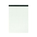 Notizblock A5, kariert, holzfrei, ohne Deckblatt, 50 Blatt