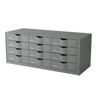 Schubladenelement Paperflow 9H444L2.02, 12 Schubladen für...