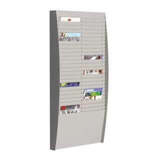 Wandprospekthalter Paperflow A4V2X25.02, 50 Fächer für...