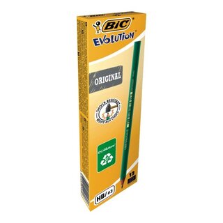 Bleistift BIC Conte Evolution 650, Härtegrad: HB, grün...
