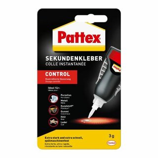 Sekundenkleber Pattex PST2C, Flüssig Matic, 3g