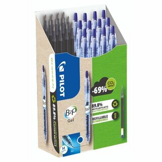 Druckgelschreiber Pilot B2P, Starke: 0,4, blau, 10 Stück...